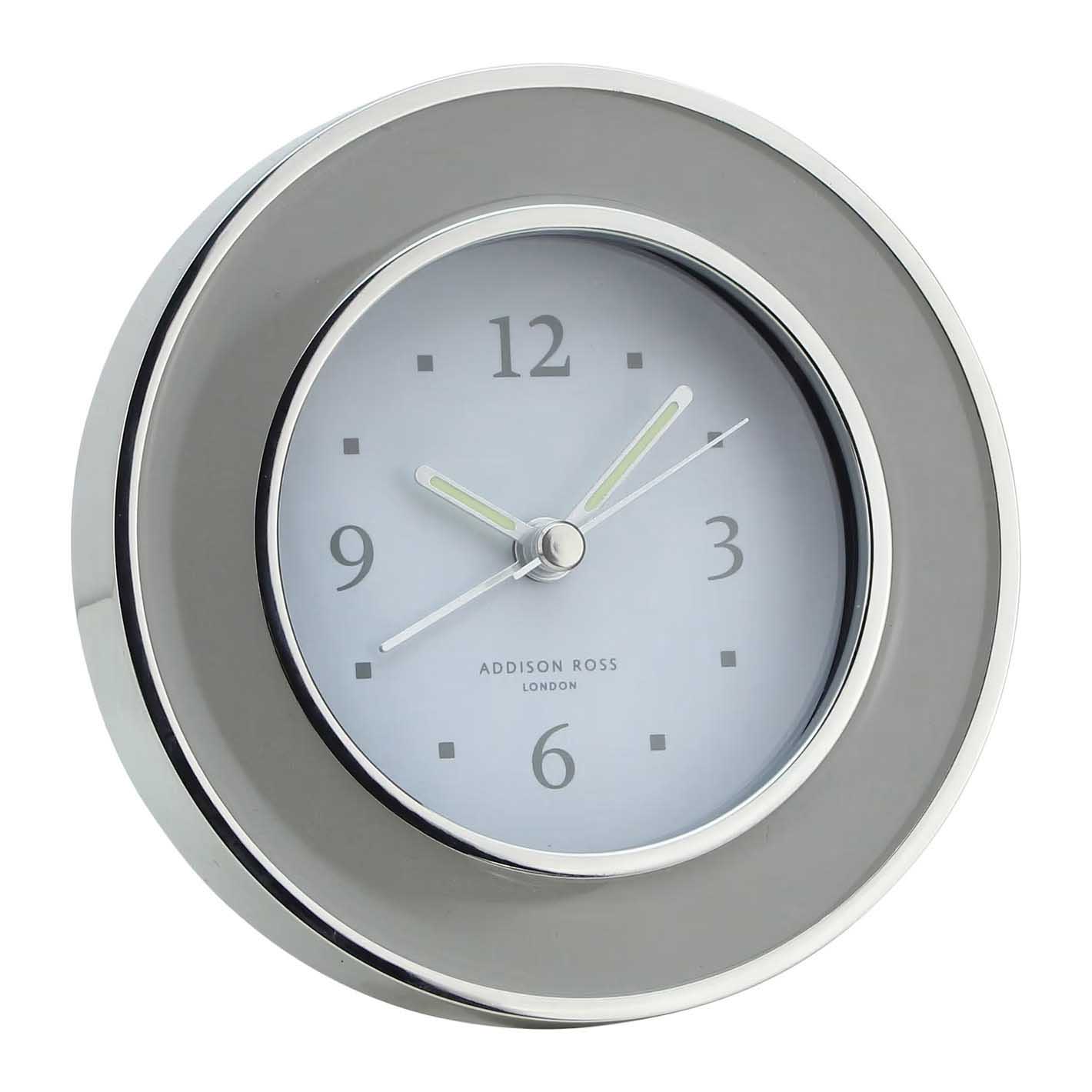 Addison Ross Chiffon & Silver Alarm Clock